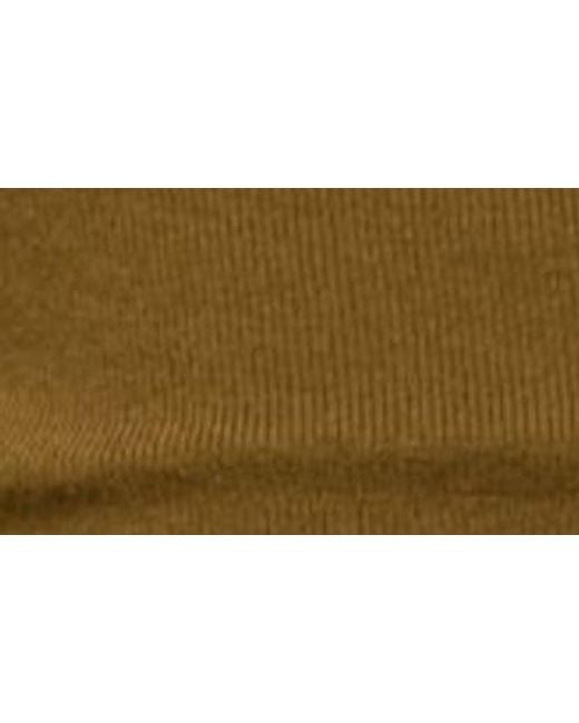 Blu Pepper Brown Asymmetrical Rib Top