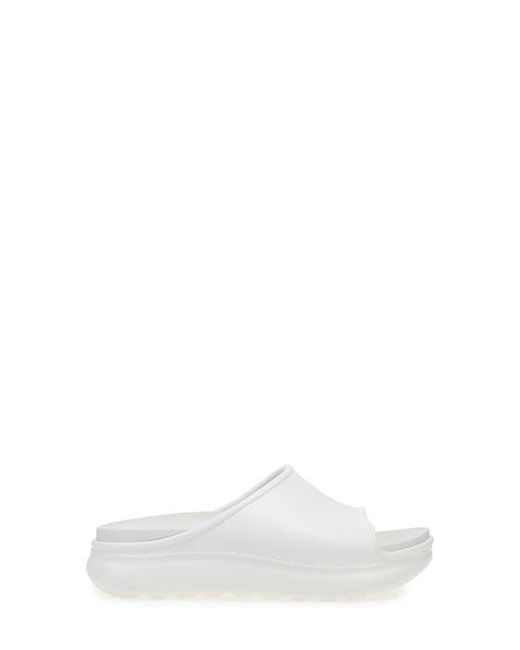 Dansko White Devyn Recovery Slide Sandal