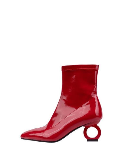 Ninety Union Red Greece Pointed Toe Bootie