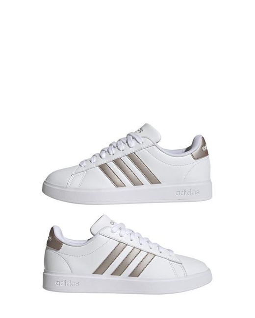 Adidas White Grand Court 2.0 Sneaker
