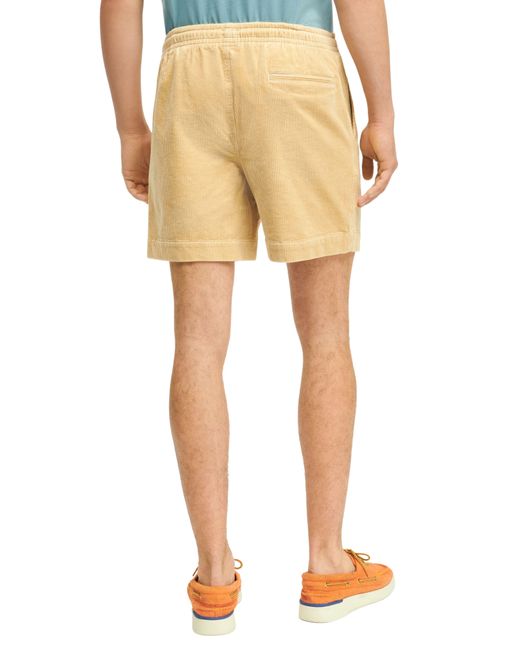 Brooks Brothers Natural Corduroy Shorts for men