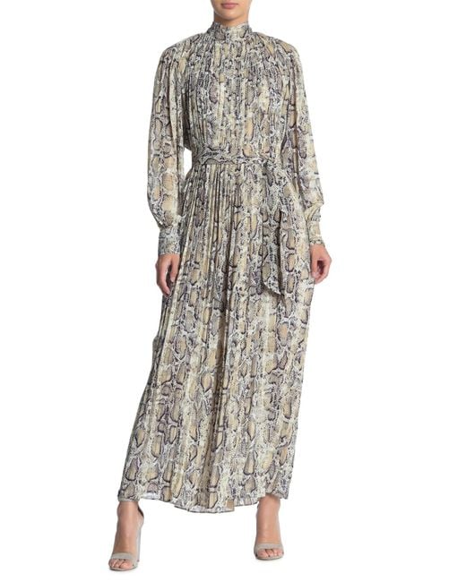 Grey snake print dress cheap