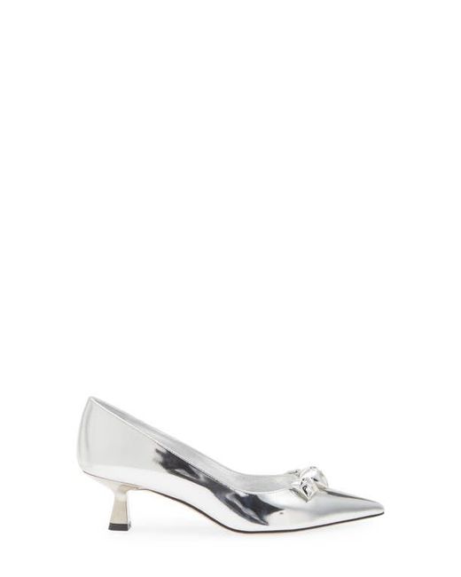 Stuart Weitzman White Rosie 50 Pump