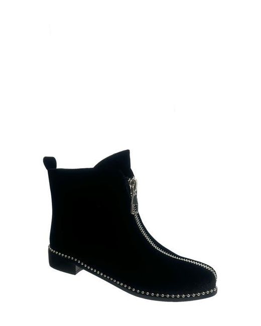 Black velvet bootie 2025