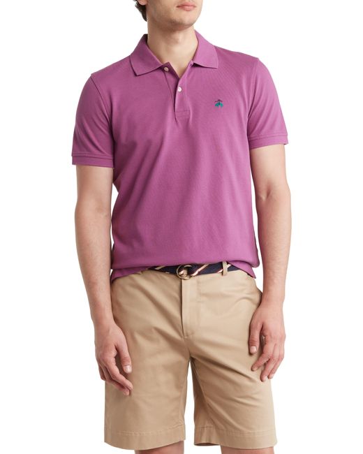 Brooks Brothers Red Cotton Piquè Polo for men