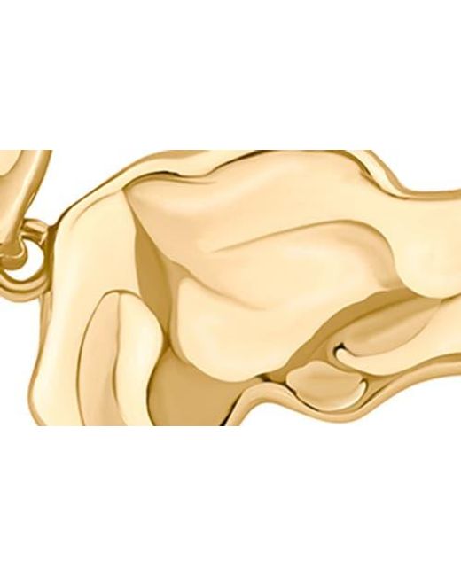 Jardin Metallic Liquid Metal Collar Necklace
