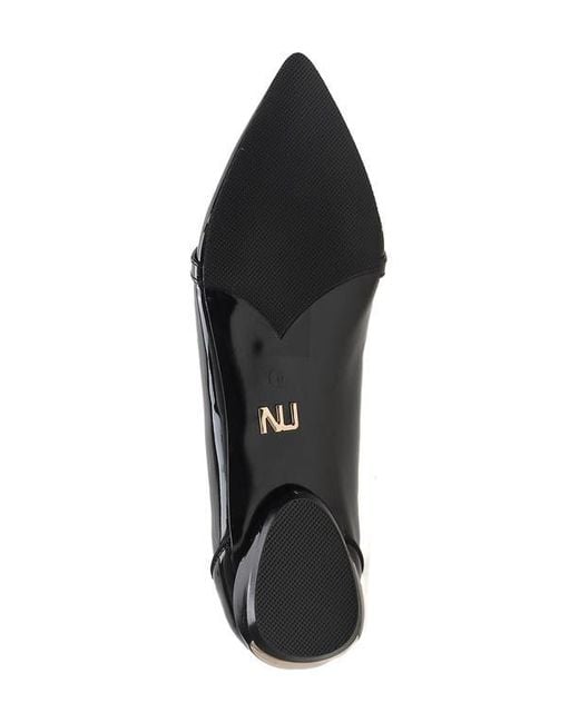 Ninety Union Black Mira Pointed Toe Flat