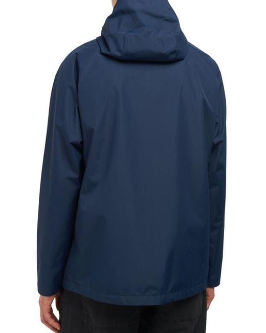 Barbour Blue Domus Hooded Jacket for men