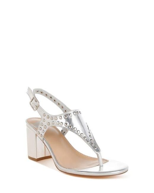 Rag & Co White Chan Studded Sandal