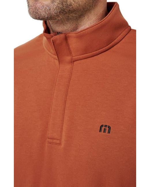 Travis Mathew Red Cloud 2.0 Quarter Zip Pullover for men