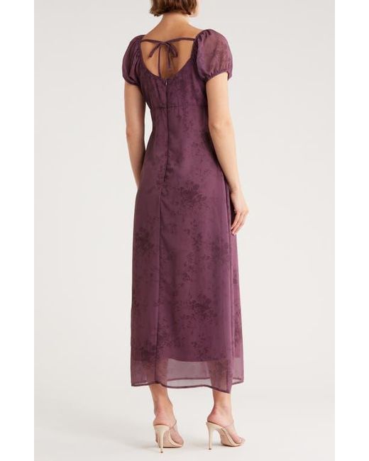 sachin and babi light blue dress Ruffled V-Neck Empire Waist Maxi Dress – Country Club Prep