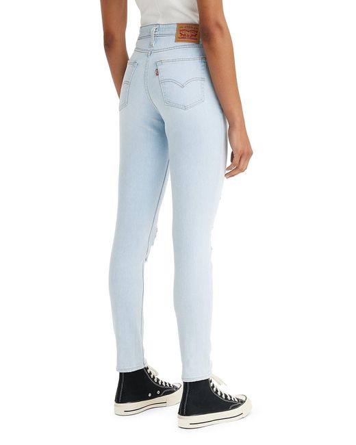 Levi's Blue 721 High Waist Skinny Jeans