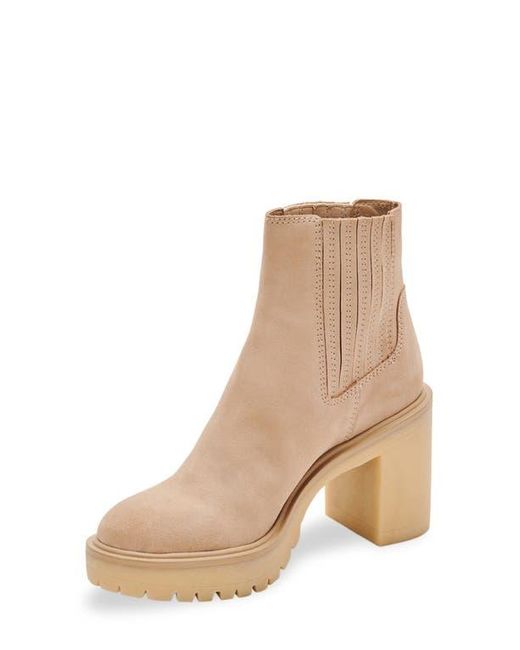 Dolce Vita Natural Caster H2O Waterproof Lug Sole Platform Bootie