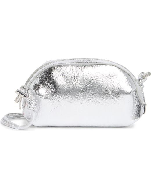 BCBGMAXAZRIA Mini Loaf Metallic Crossbody Bag | Lyst