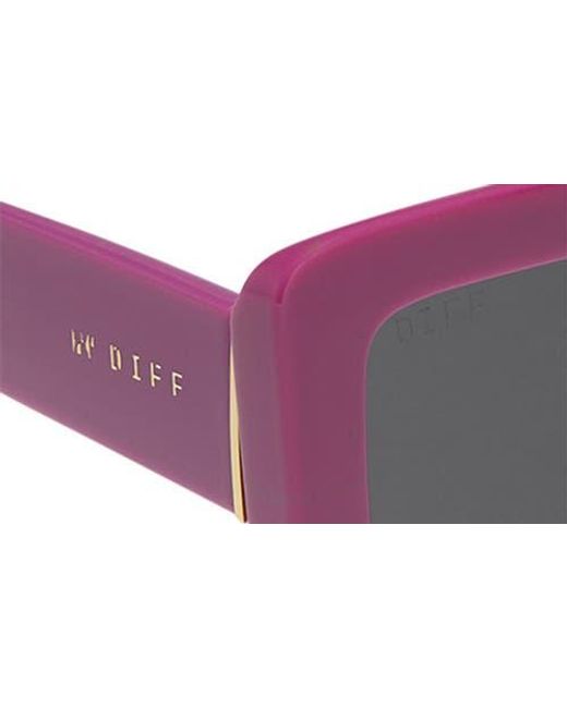 DIFF Multicolor Katie 52Mm Gradient Rectangle Sunglasses
