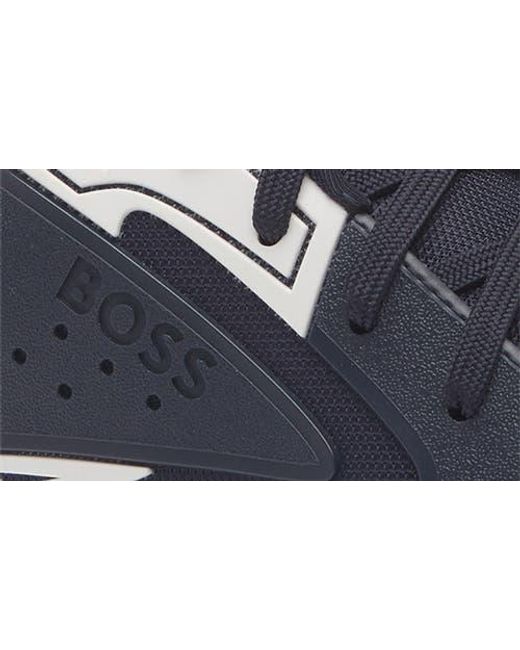 Boss Blue Titanium Runn Sneaker for men