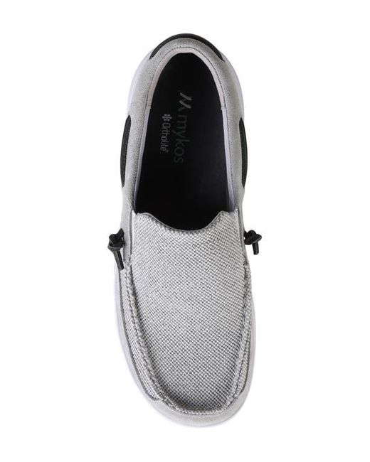 Mykos Gray Calvin Boat Shoe for men