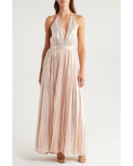 Alice + Olivia Camila Maxi Gown in Pink | Lyst