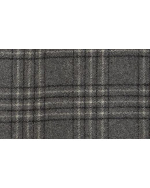 Rag & Bone Gray Thea Plaid Double Breasted Wool Blend Coat