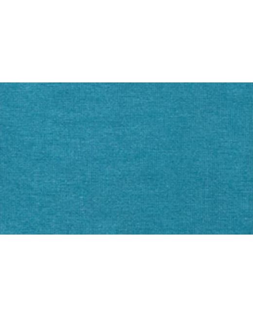 Go Couture Blue Boatneck High/Low Hem Tunic Top
