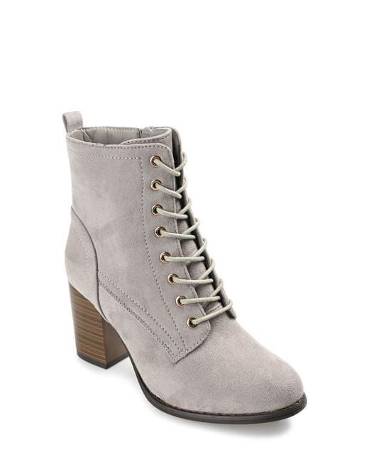 Journee Collection White Baylor Bootie