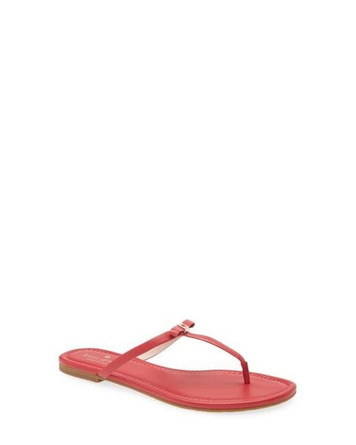 Kate Spade Red Penny Sandal