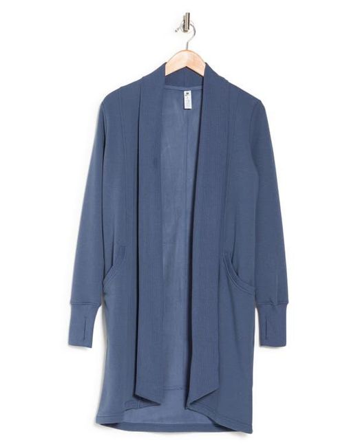 90 Degrees Blue Butter Open Front Longline Cardigan