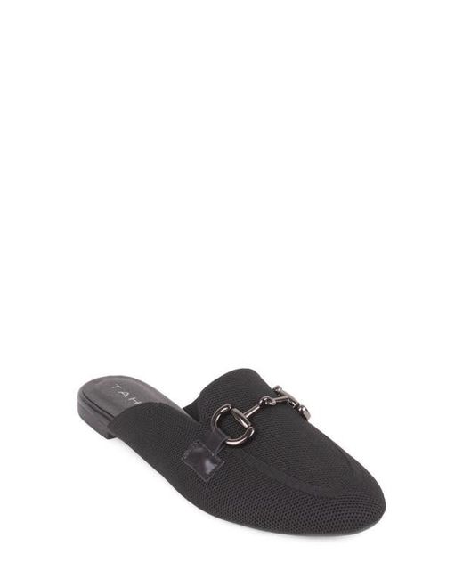 Tahari Black Augustine Bit Loafer Mule