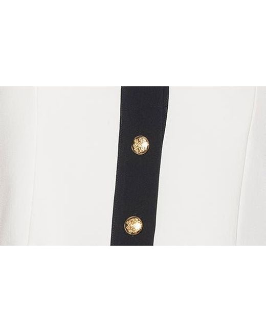 Alexia Admor White Emery Collared Button-Up Shirt