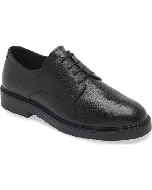 Bruno Magli Vincenzo Plain Toe Derby in Black for Men | Lyst