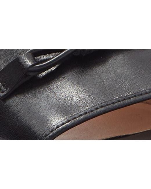 Cole Haan Black Cailyn Bow Slide Sandal