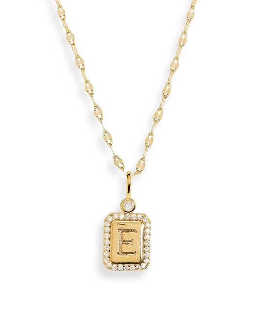 Leith Metallic Initial Pendant Necklace
