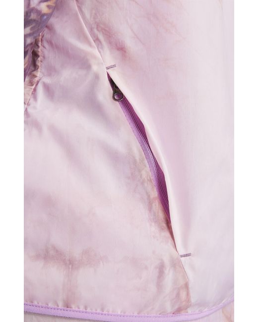 Nike Purple Repel Tie Dye Water Repellent Hooded Jacket