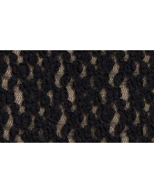 Vince Black Floral Lace Skirt