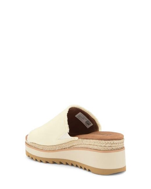 TOMS Natural Gamule Platform Wedge Sandal