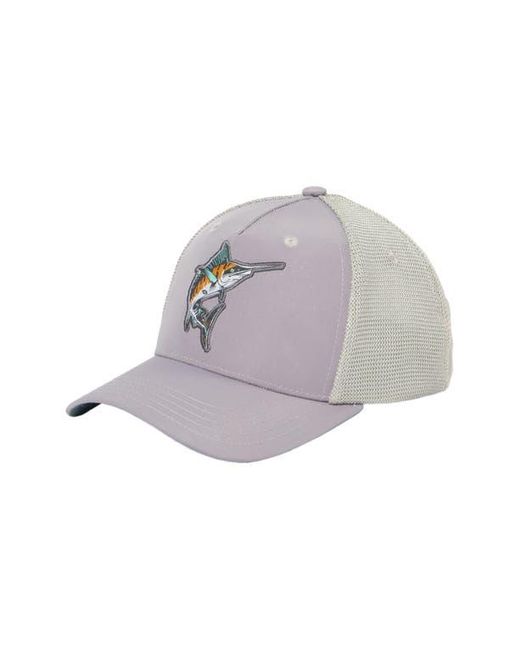 San Diego Hat Gray Fish Patch Trucker Hat for men