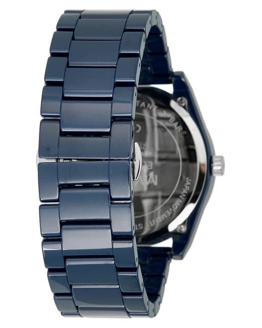 MVMT Blue Element Ceramic Quartz Bracelet Watch, 43Mm for men