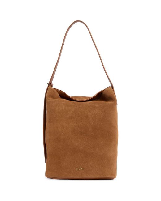 Sam Edelman Brown Harlyn Suede Bucket Bag