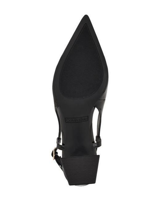 Calvin Klein Black Susie Slingback Pump