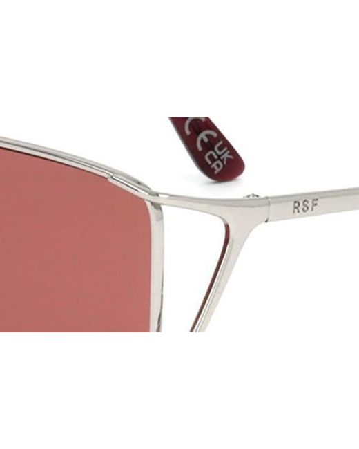 Retrosuperfuture Pink 64Mm Cat Eye Sunglasses