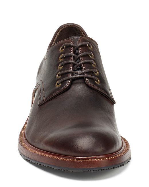 Trask Landry Plain Toe Derby in Brown for Men Lyst