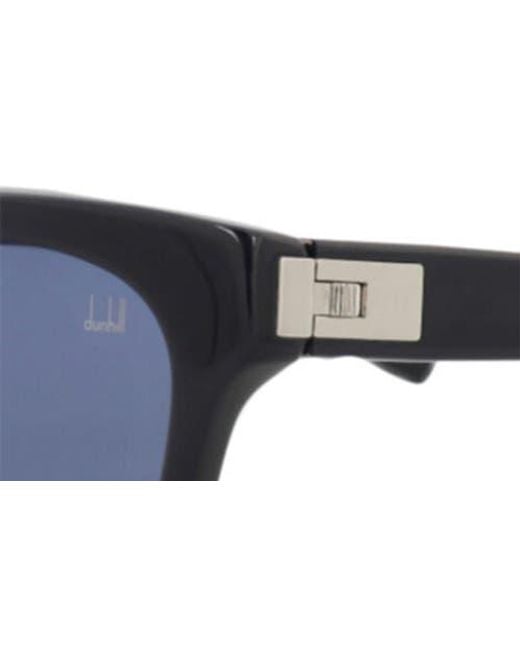Dunhill Blue 53Mm Rectangular Sunglasses for men