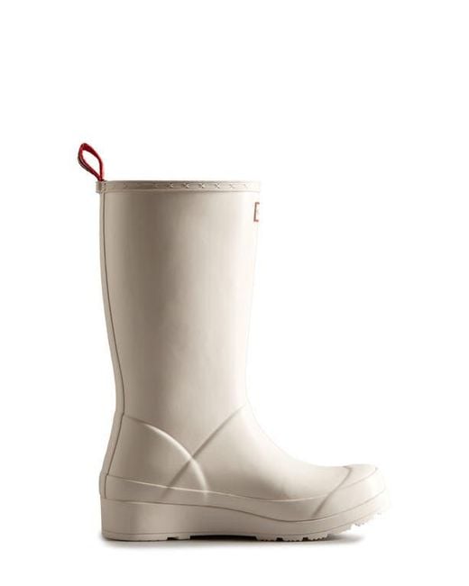 Hunter White Original Play Tall Waterproof Rain Boot