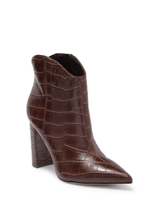 Marc fisher crocodile leather booties hotsell