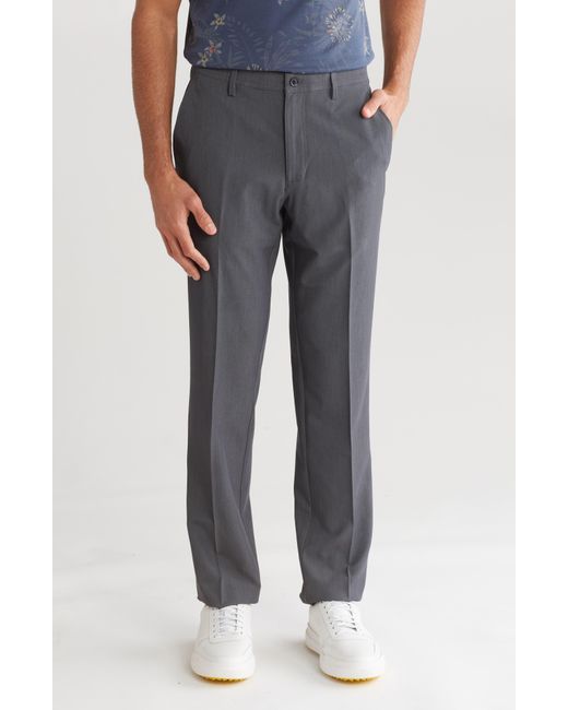 Original Penguin Gray Flat Front Pants for men