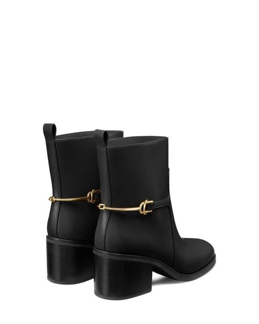 Stuart Weitzman Black Cecily Leather Bootie