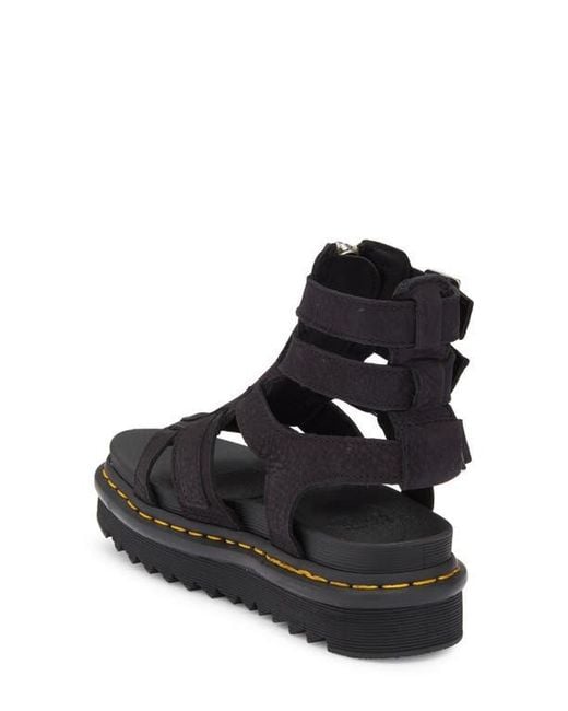 Dr. Martens Black Olson Gladiator Sandal