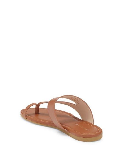 Stuart Weitzman Brown Remy Toe Strap Sandal