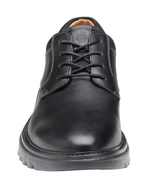 Johnston & Murphy Black All Good Plain Toe Derby for men