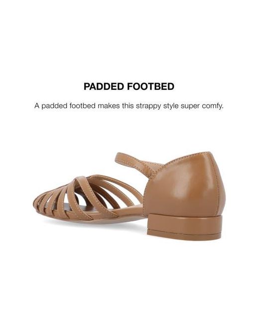 Journee Collection Natural Joannah Flat